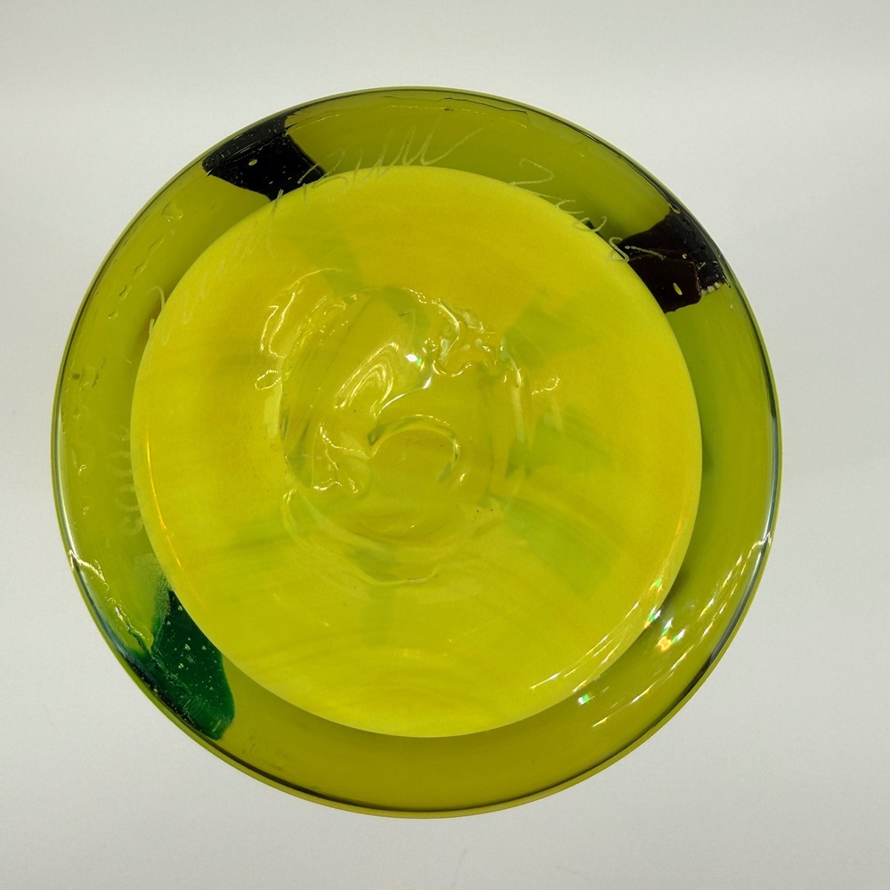 HTF Blenko 2704 Opaque Cylinder Vase Double Signed Richard Blenko 2005 - Picture 7 of 11